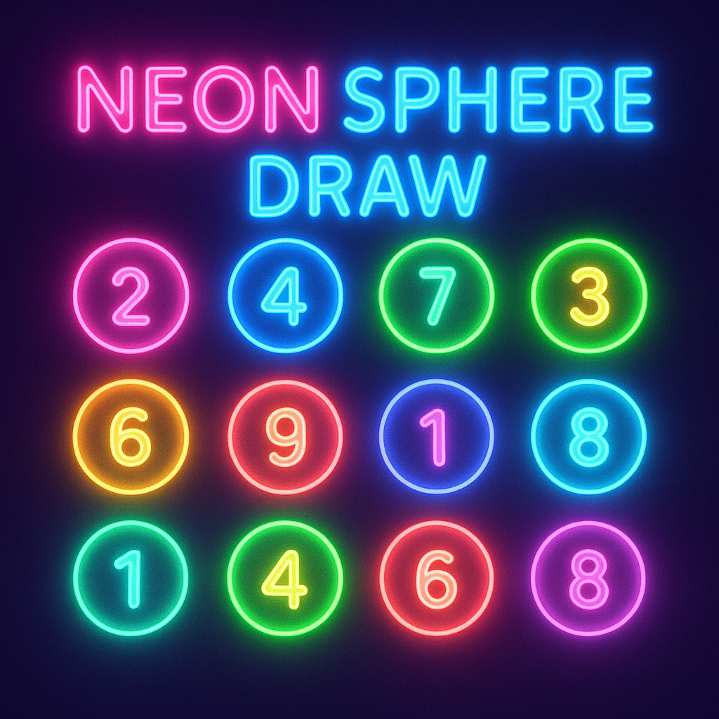 Neon Sphere Draw